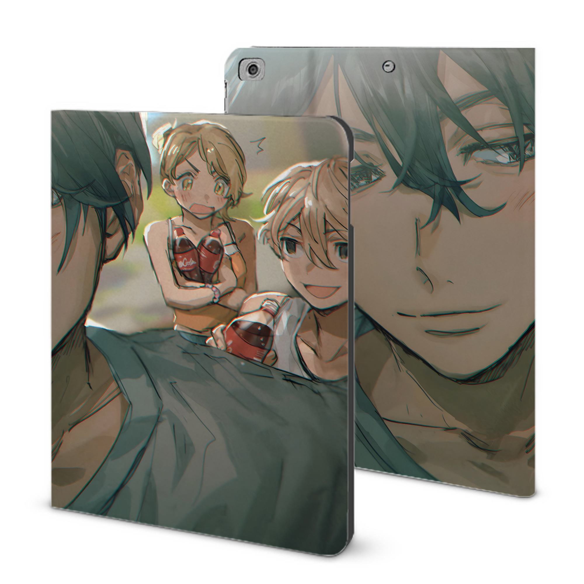 （画像用） 東京リベンジャーズ Tokyo Revengers IPad ケース ブック型 PUレザー TPU 耐衝撃 軽量 薄型 ペン収納なし 全面保護 IPad 各モデル対応